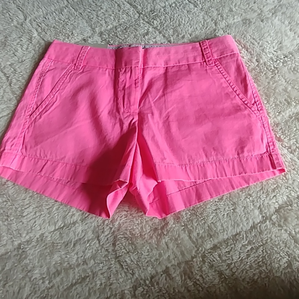 NWT J. Crew Chino Pink Shorts - City Fit